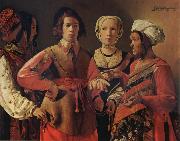 Georges de La Tour The Fortune Teller Germany oil painting reproduction